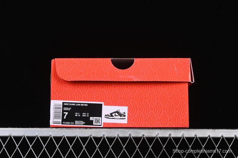 Nike SB Dunk Low The North Face Year of the Snake Black White Black Swoosh Anniversary Custom Low-Top Casual Sneakers - FC1688-210