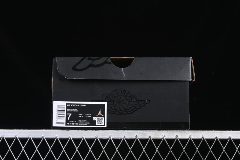 Nike Air Jordan 1 Low AJ1 Retro Lifestyle Sneakers in White and University Red - HF3148-102