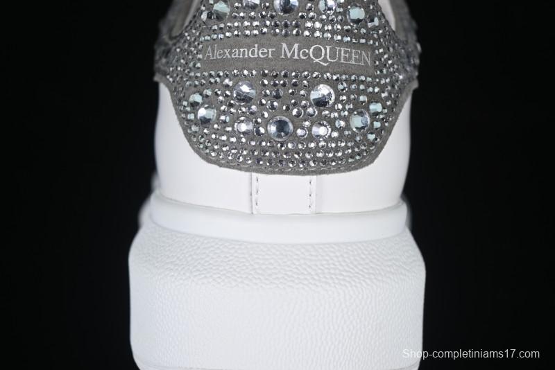 Alexander McQueen Oversized Sneakers with White Rhinestones - D.E5