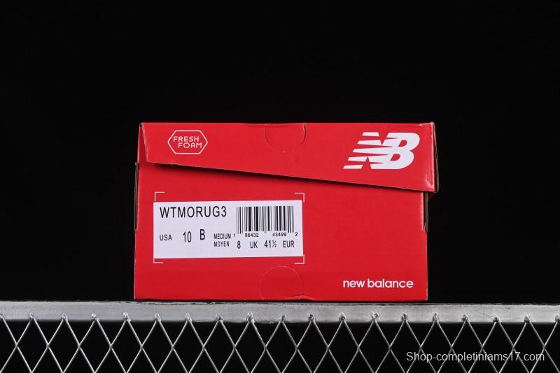 New Balance Fresh Foam X More V3TDS Low-Top Running Shoes with Durable Slip-Resistant Outsole - WTMORUG3