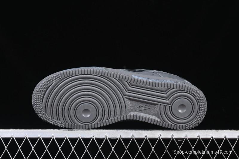 Nike Air Force 1 '07 Low Custom Graffiti Broken Swoosh Casual Sneakers - DM0970-132