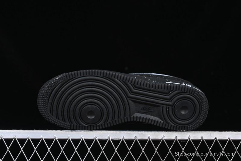 Nike Air Force 1 '07 Low Casual Sneakers with Black Splatter Design - ZH0316-046