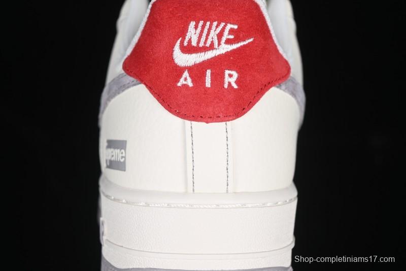 Nike Air Force 1 '07 Low Supreme Casual Sneakers with Full-Length Air Cushion - BB7518-020