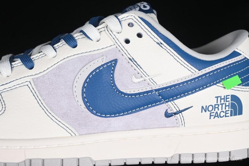 Nike SB Dunk Low The North Face Collaboration Anniversary Edition Customized Low-Top Casual Skate Shoes - DM6868-040