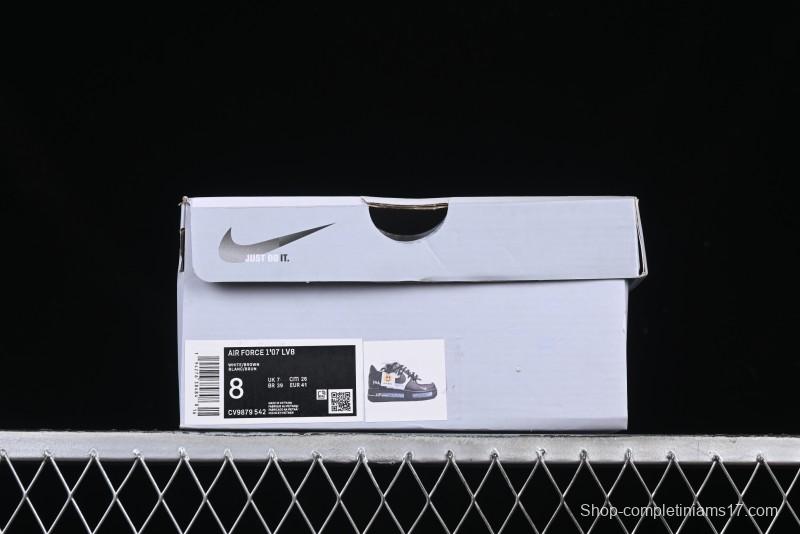 Nike Air Force 1 '07 Low Panda Smiley Low-Top Casual Sneakers - CV9879-542