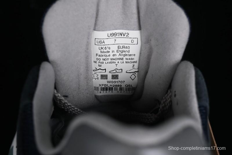 New Balance Made In USA 991 Series Classic Casual Dad Shoes Retro Running Sneakers - U991NV2