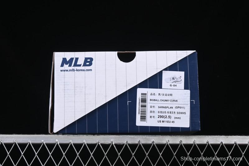 New York Yankees MLB Bigball Chunky Curve Thick Sole Casual Running Shoes - 3ARNSPL4N50WHS