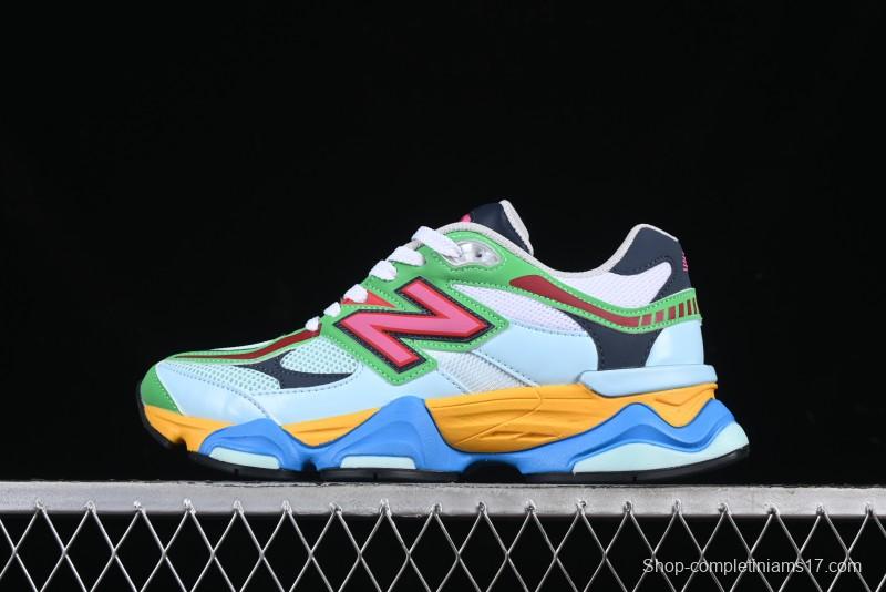 New Balance 9060 Retro Casual Running Sneakers with ABZORB Cushioning Technology - U9060NBN