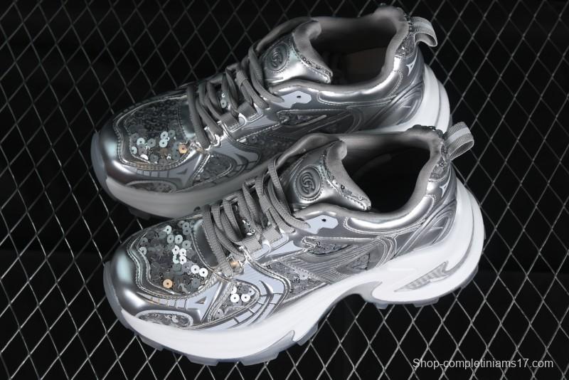 GG-CC Casual Sandals with Asymmetric Design and Cool Functional Style - 70119-3 Silver