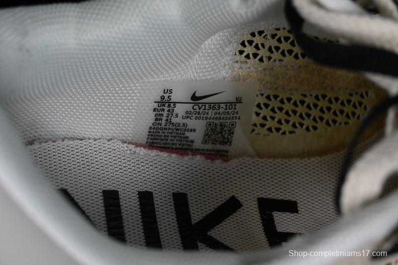 Nike Sacai VaporWaffle 3.0 Deconstructed Sneakers with Overlapping Swoosh and Dual Tongue - CV1363-101