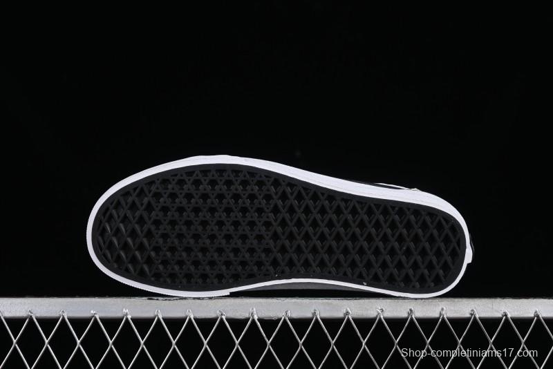 Vans Buzz Old Skool Peace Dove Classic Canvas Patchwork Low-Top Skate Shoes - VN000CR5BPB