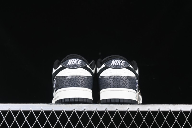 Nike SB Dunk Low Lightning Collaboration Black Swoosh Anniversary Custom Low-Top Skate Shoes - SF1029-401