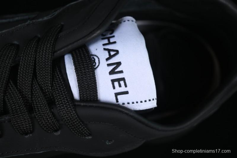 Chanel 25C Tie-Up Flat Casual Lifestyle Shoes - G46372