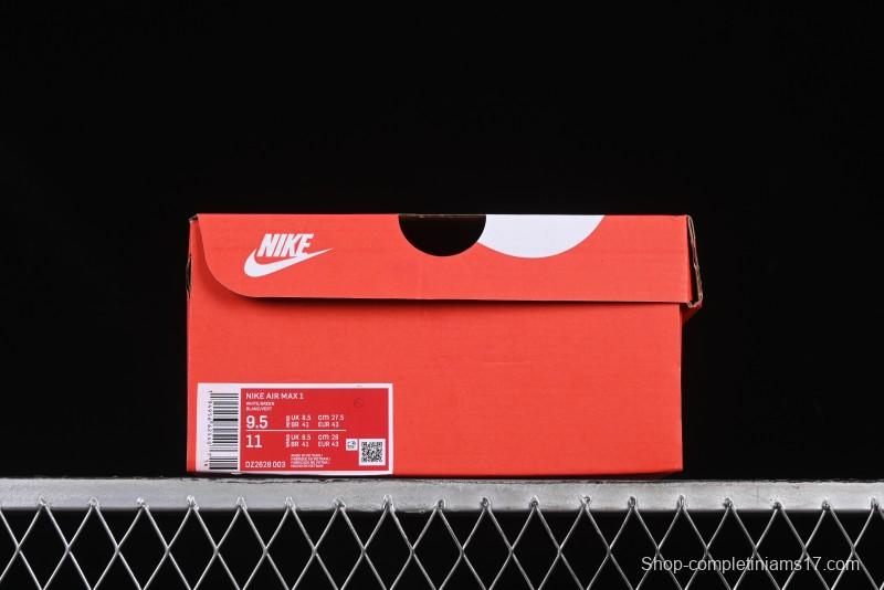 Nike Air Max 1 Retro Running Shoes with Half-Sole Air Cushion - DZ2628-003