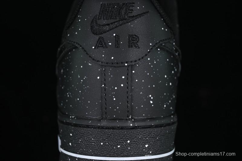 Nike Air Force 1 '07 Low Casual Sneakers with Black Splatter Design - ZH0316-046