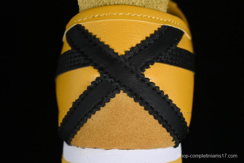 Onitsuka Tiger Mexico 66 Low-Top Leather Sneakers with Lace-Up Design - DL408-0490