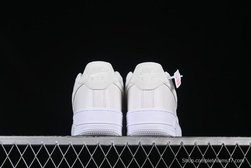 Nike Air Force 1 Low "Triple White Beige" Sneakers