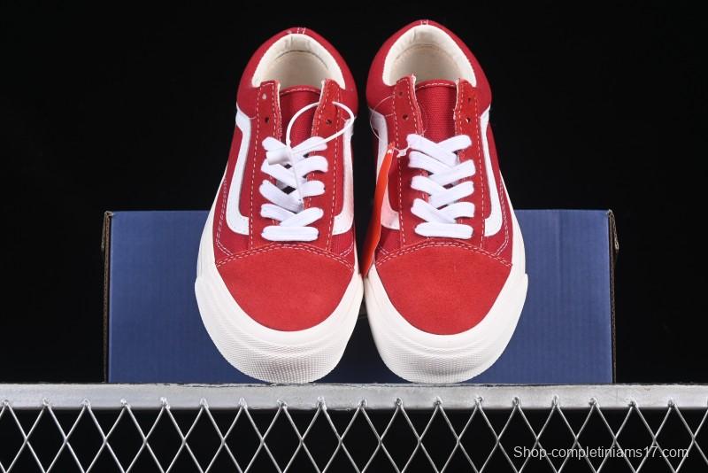 Vans Premium Old Skool 36 Retro Skate Shoes with Full-Grain Leather and Cushioned Insole - VN000D569IJ