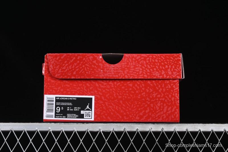 Nike Air Jordan 3 Retro Valentine's Day Limited Edition Sneakers - HJ0178-600