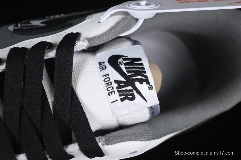 Nike Air Force 1 MVP "Rock Plan" Custom Edition - Black & White