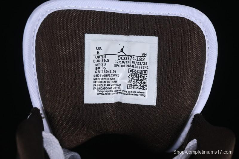 Nike Air Jordan 1 Low AJ1 Mocha Pink Casual Lifestyle Sneakers - DC0774-182