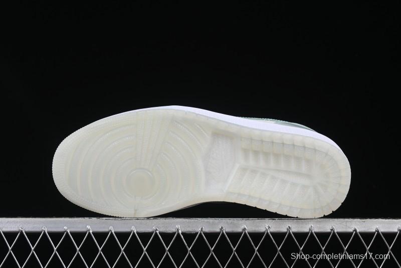 Nike Air Jordan 1 Low AJ1 Amber Green Low-Top Casual Sneakers - HF4078-100