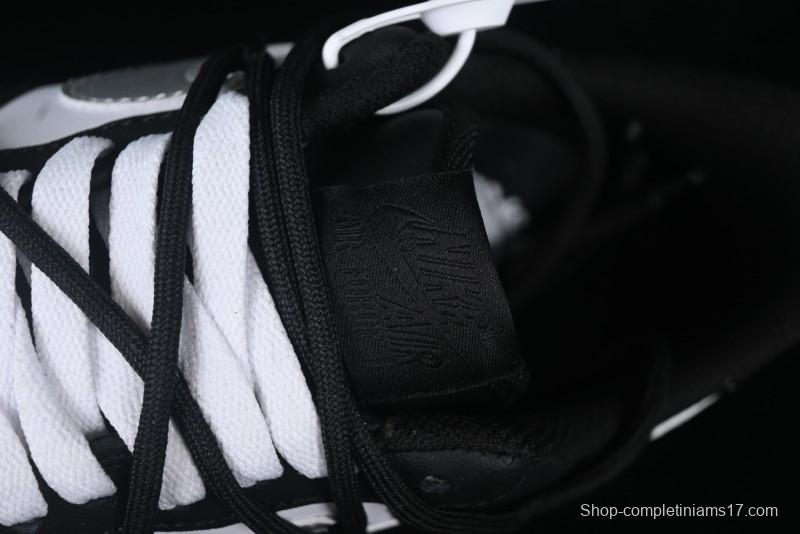 Nike Air Force 1'07 Low Silver Wing Panda Casual Sneakers with Strap - ZH0316-064