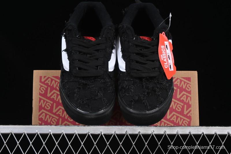 Vans Vault OG Era LX "Distressed Black" Premium Skate Sneakers