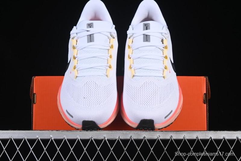 Nike Air Zoom Running Shoes - White/Coral Gradient