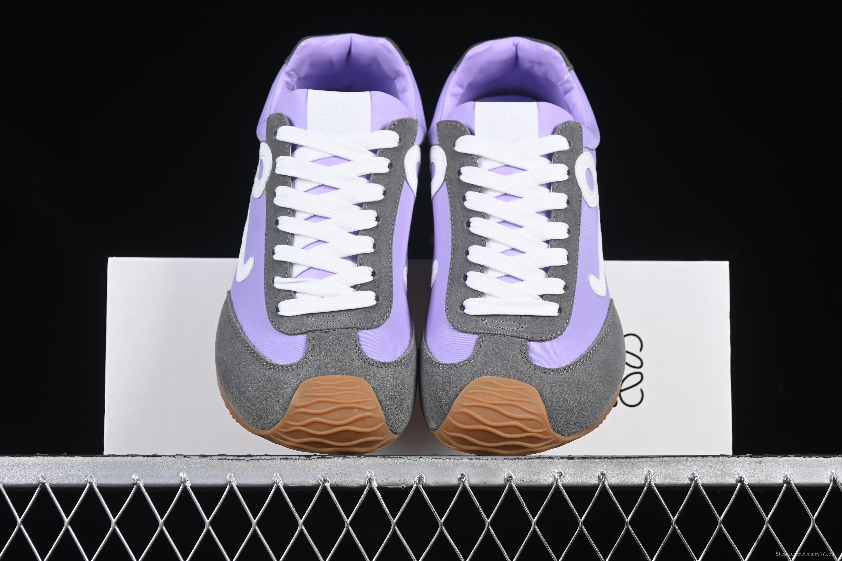 Loewe Ballet Runner 2.0 Sneakers Retro Style Lightweight Casual Shoes - PURPLE