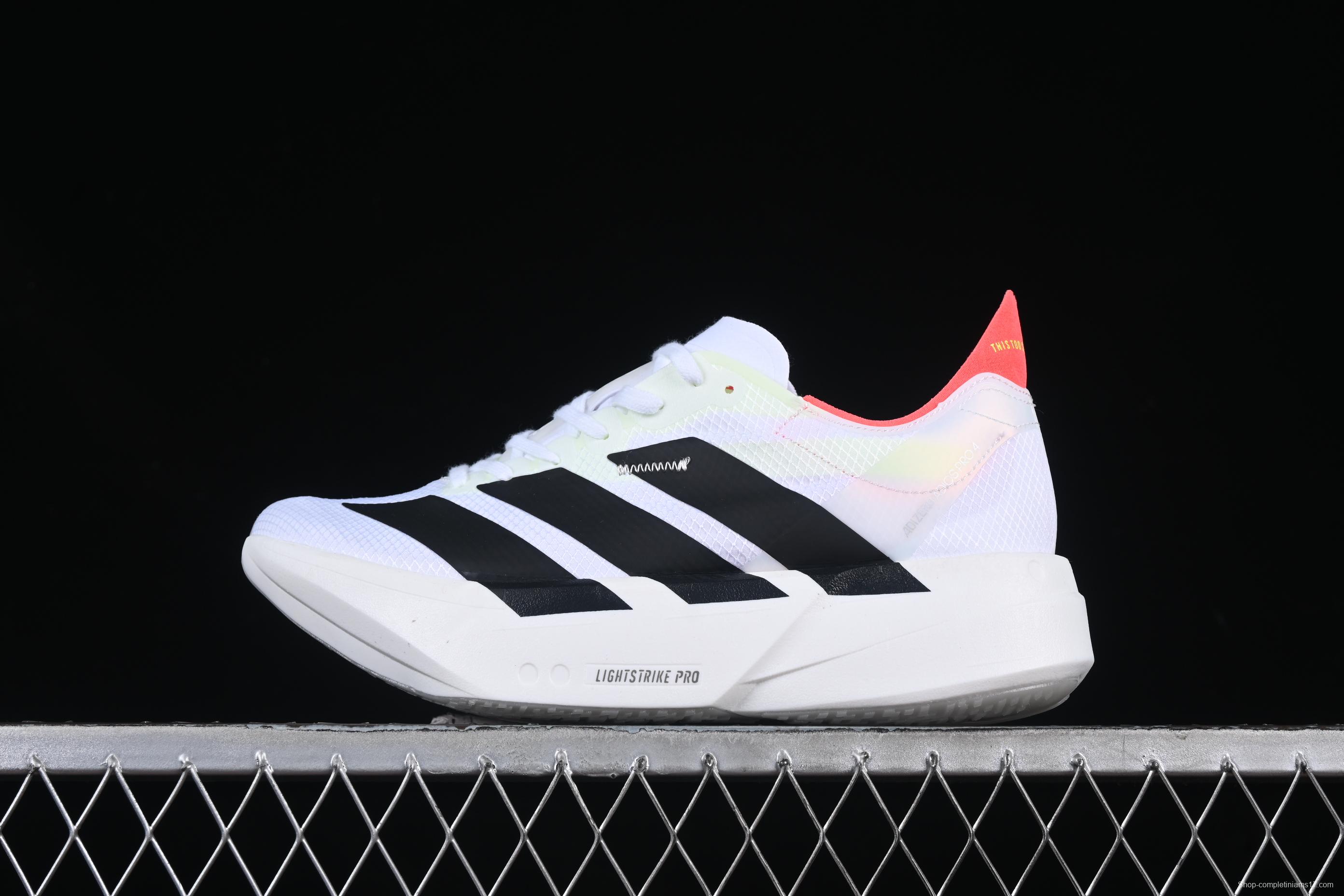 Adidas Adizero Adios 4 M Running Shoes Lightweight Breathable Low-Top - JR1094