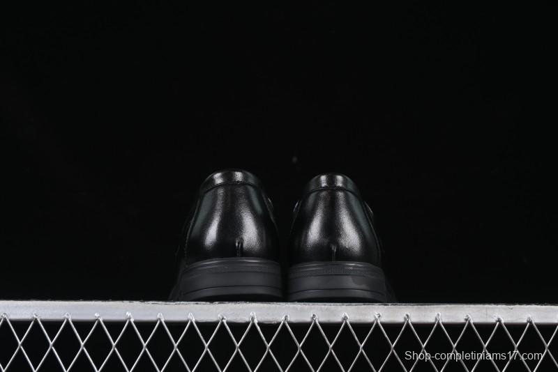 ECCO London Collection Slip-On Business Men's Leather Shoes with Wide Toe Box and Cushioned Sole - 61160801001