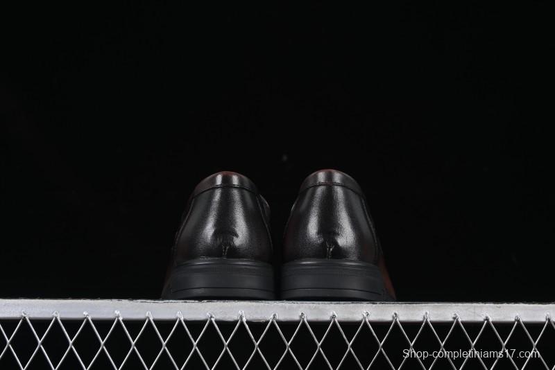 ECCO London Collection Slip-On Business Men's Leather Shoes with Wide Toe Design and Innovative Sole - 61160801002