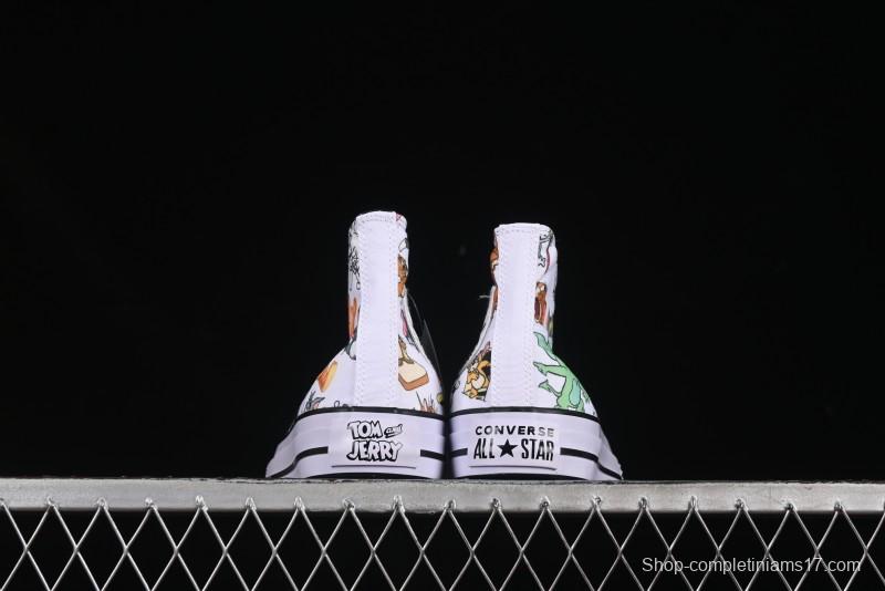 Converse All Star High Top Casual Sneakers with Tom and Jerry Theme - A15112C