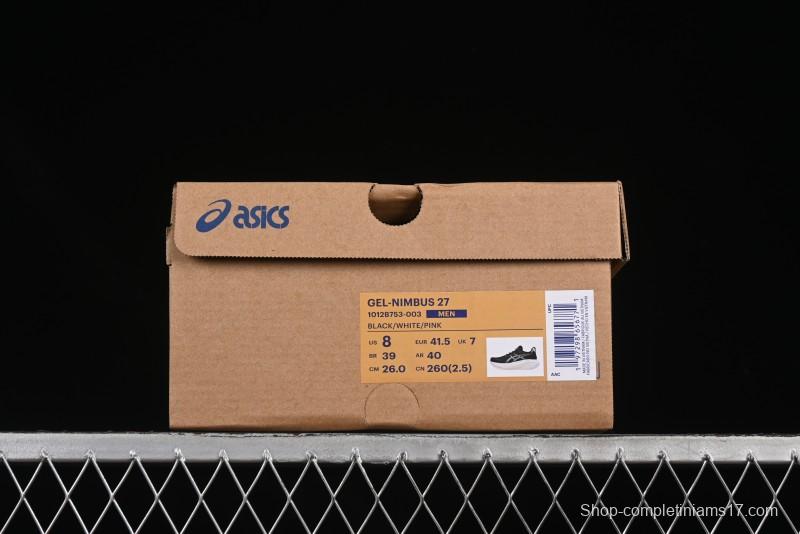 Asics Gel-Nimbus 27 Retro Breathable Casual Shoes with Cushioning for Men - 1012B753-003