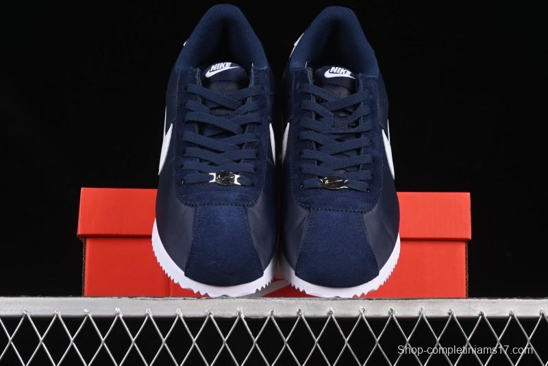 Nike Classic Cortez Leather Retro Running Shoes with Cushioned Sole - HF0263-400