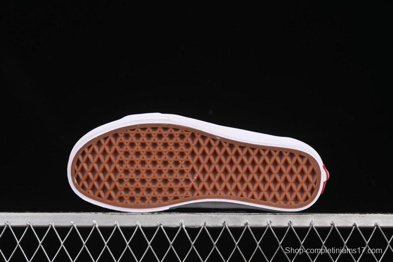 Vans Sk8-Low White Red Checkerboard Slip-Resistant Casual Skate Shoes - VN0A4UUK4W9