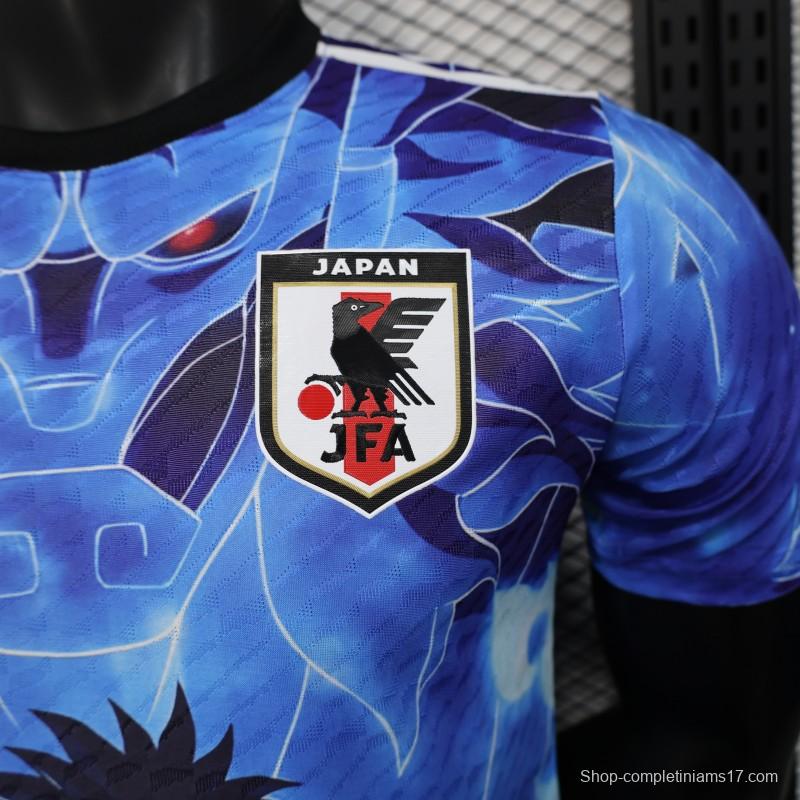 Player Version 2025 Japan Blue with Anime Character Design Jersey