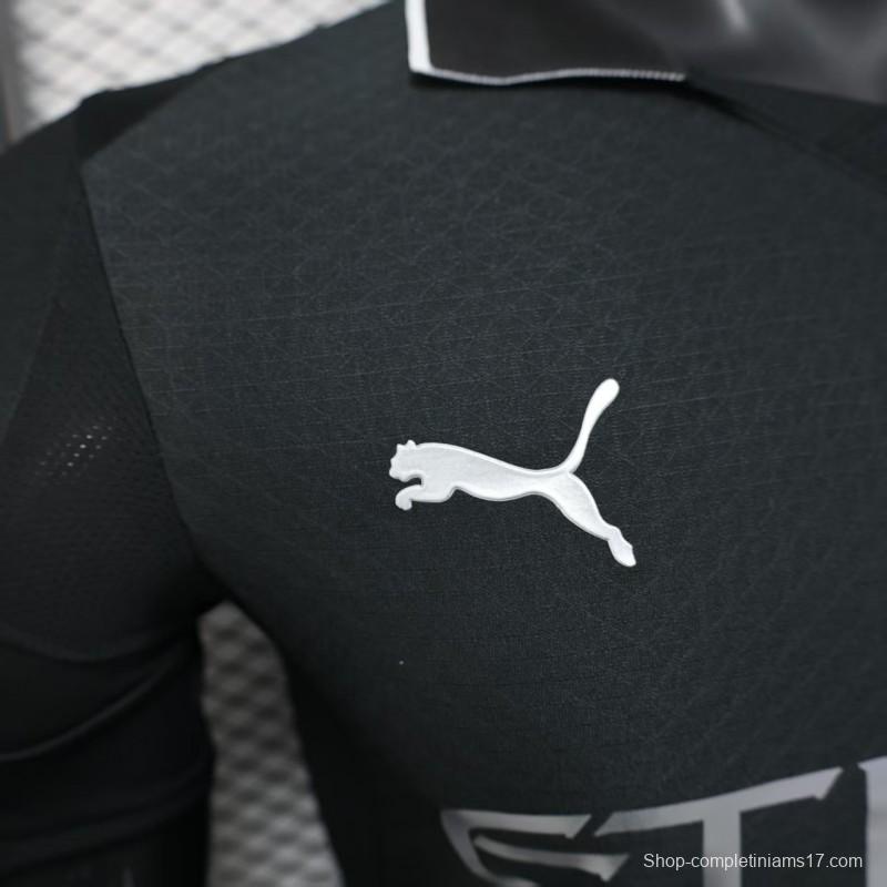 Player Version 25/26 Manchester City Black Away Jersey