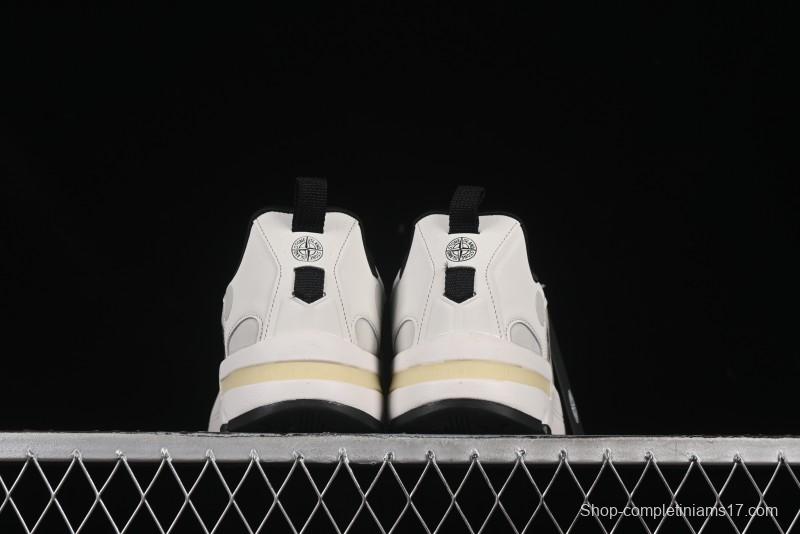 Stone Island Grime Panelled Low-Top Lifestyle Sneakers - 79FWS0303