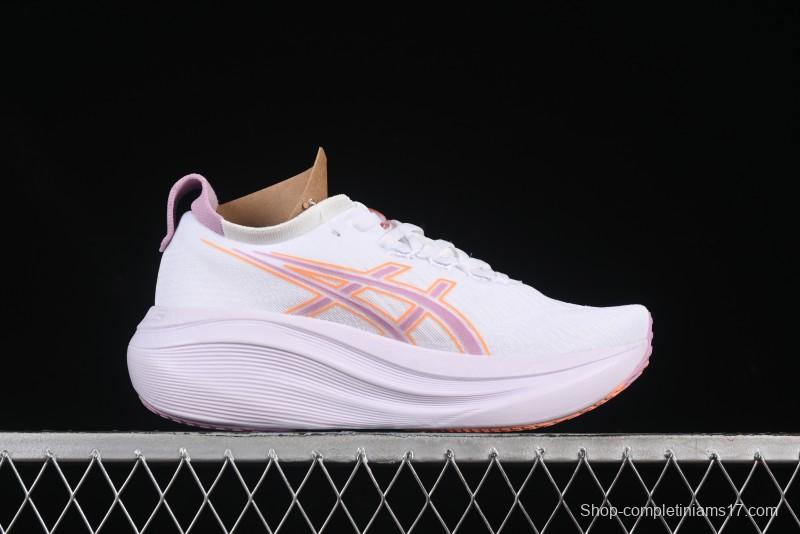 Asics Gel-Nimbus 27 Retro Breathable Casual Shoes Cushioned Men's Durable Running Shoes - 1012B753-101