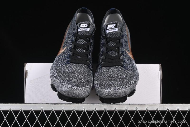 Nike Vapormax Flyknit Breathable Casual Running Shoes with Full-Length Air Cushion - 849558-010