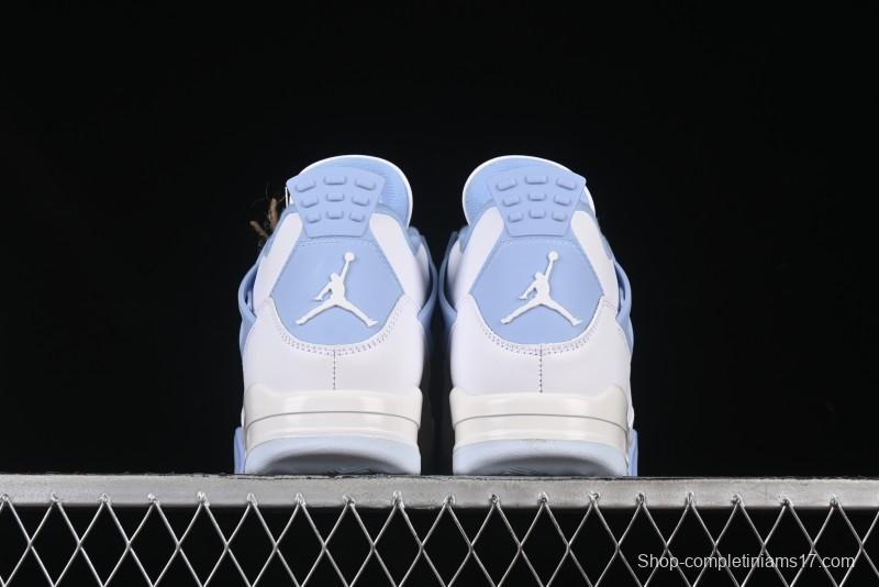 Nike Air Jordan 4 Retro "Forget Me Not" Mothers Day Sneakers with Floral Accents - HV0823-100