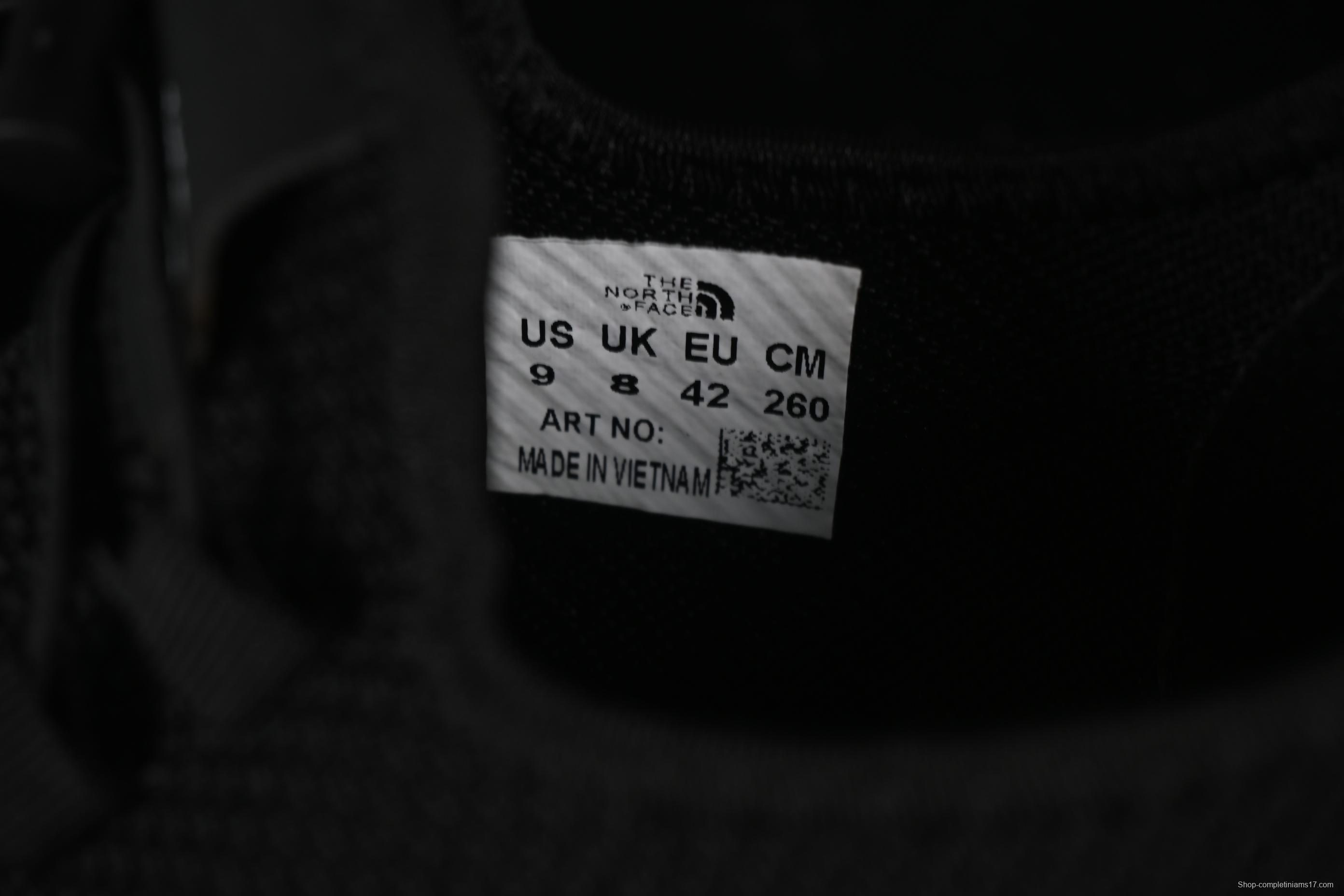The North Face Comfortable Versatile Slip-Resistant Durable Outdoor Casual Shoes - 8912Black