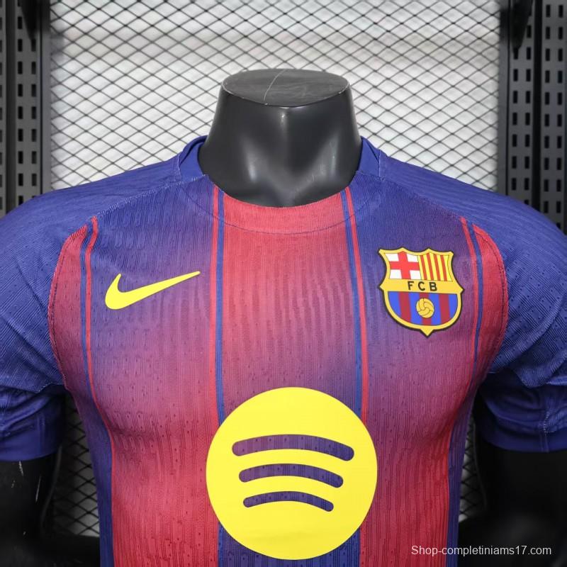 Player Version 25/26 Barcelona Home Jersey