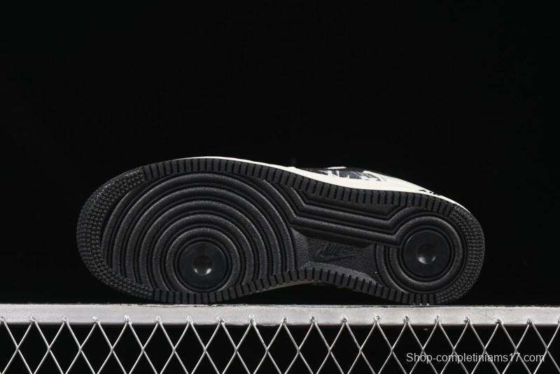 Nike Air Force 1 '07 Low LV Collaboration Cream Black Casual Sneakers - BZ6808-103