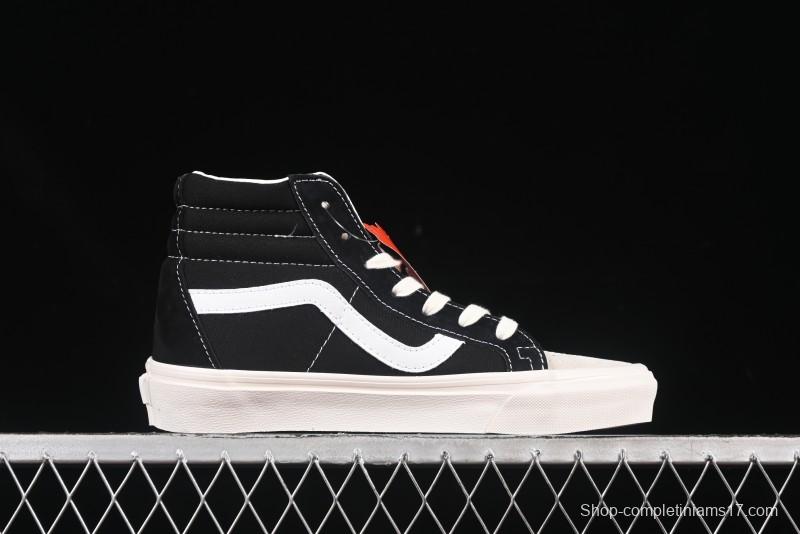 Fear of God x Vans Sk8-Hi High-Top Sneakers in Minimalist Black/White - VN0A2XS1ML5