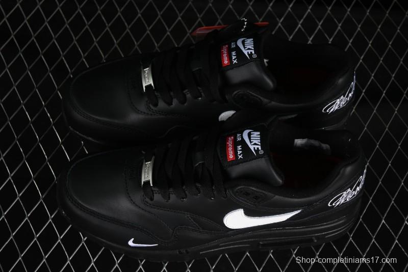 Nike Air Max 1 Retro Running Shoes with Half-Sole Air Cushion - HF8813-001