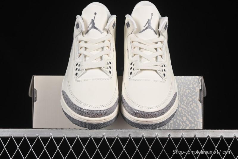 Nike Air Jordan 3 Retro OG Sail Metallic Silver - CK9246-100