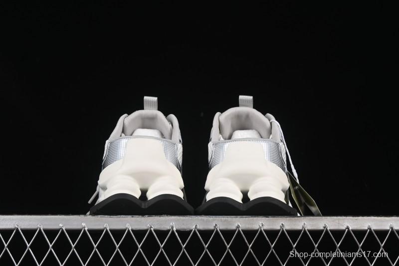 GG-CC Star-Design Lace-Up Hollow-Out Platform Sneakers with 5cm Height Boost - G25U9789